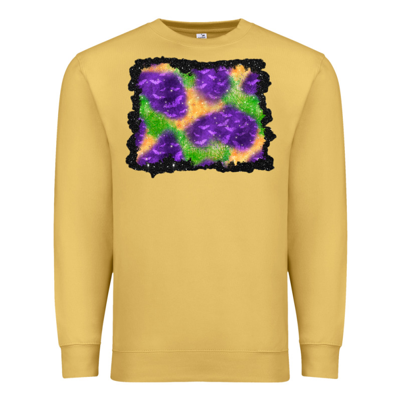 Halloween Spooky Bat Background Premium Sweatshirt by BundleAndBundleShop | Teevron