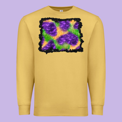 Halloween Spooky Bat Background Premium Sweatshirt Designed By Bundleandbundleshop