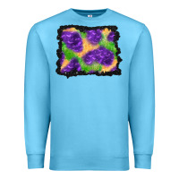 Ocean Blue halloween spooky bat background Premium Sweatshirt - BundleAndBundleShop