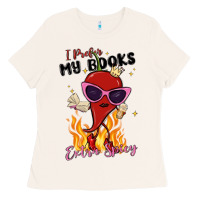 Bone i prefer my books extra spicy Ladies Tee - MaliasSmallBusiness