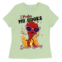 Matcha i prefer my books extra spicy Ladies Tee - MaliasSmallBusiness