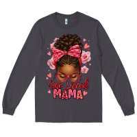 Smoke one loved mama afro messy bun Long Sleeve Tee - texasbilliewilder