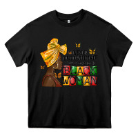 Black never understimate the power of a black woman Heavy Core Tee - MaliasSmallBusiness
