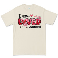 Bone i am loved john 3 16 Premium Tee - MaliasSmallBusiness