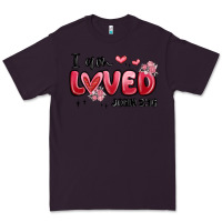 Plum i am loved john 3 16 Premium Tee - MaliasSmallBusiness