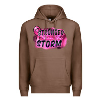 Chestnut Stronger than the storm Premium Hoodie - FaDigitalArtStudio