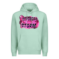 Seafoam Stronger than the storm Premium Hoodie - FaDigitalArtStudio