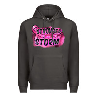 Smoke Stronger than the storm Premium Hoodie - FaDigitalArtStudio