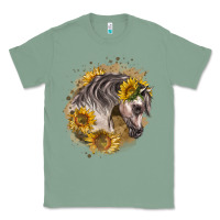 Arabian Horse With Sunflowers Classic Tee | Teevron
