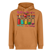 Meerkat battery life of a teacher Heavyweight Hoodie - BundleAndBundleShop