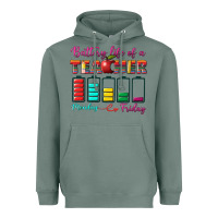 Sage battery life of a teacher Heavyweight Hoodie - BundleAndBundleShop