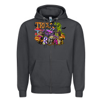 Smoke trick rawr treat Zipper Hoodie - FaDigitalArtStudio