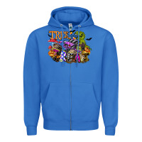 True Royal trick rawr treat Zipper Hoodie - FaDigitalArtStudio