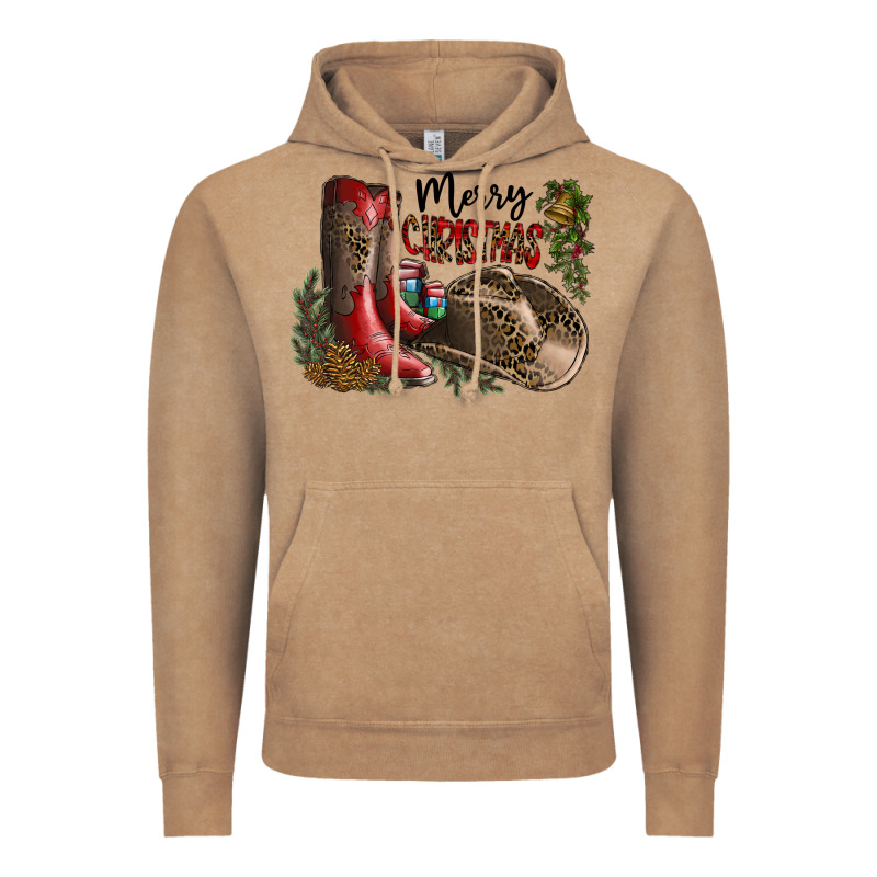 Merry Christmas Vintage Hoodie by SublimationCraftShop | Teevron