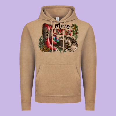 Merry Christmas Vintage Hoodie Designed By Sublimationcraftshop