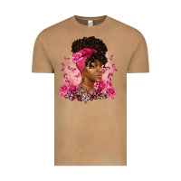 Vintage Camel breast cancer afro woman Vintage Tee - Artiststas