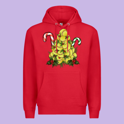 Lightning Softball Christmas Tree Premium Hoodie Designed By Ranaportraitstore