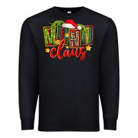 Black christmas mini claus Premium Sweatshirt - FaDigitalArtStudio