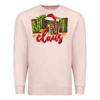 Pale Pink christmas mini claus Premium Sweatshirt - FaDigitalArtStudio