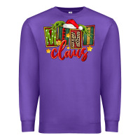 Purple christmas mini claus Premium Sweatshirt - FaDigitalArtStudio