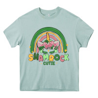 Shamrock Cutie Heavy Core Tee | Teevron