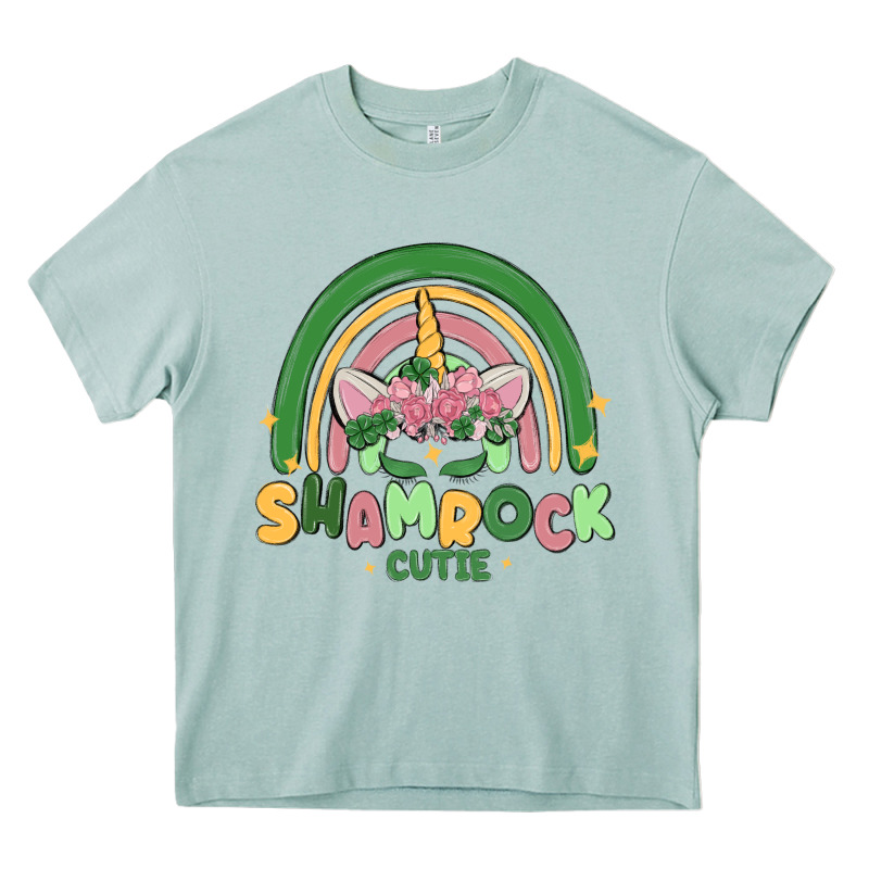 Shamrock Cutie Heavy Core Tee by MaliasSmallBusiness | Teevron