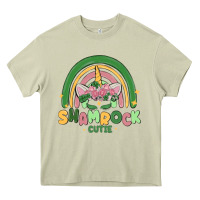 Mossy shamrock cutie Heavy Core Tee - MaliasSmallBusiness