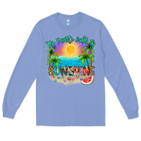 Colony Blue My favorite color is sunshine Long Sleeve Tee - NancyCooperArtShop