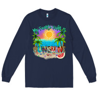 Navy My favorite color is sunshine Long Sleeve Tee - NancyCooperArtShop