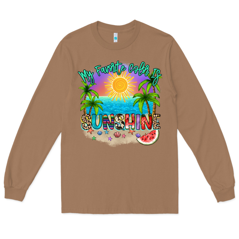 My Favorite Color Is Sunshine Long Sleeve Tee by NancyCooperArtShop | Teevron