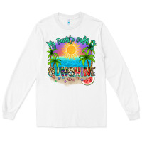 White My favorite color is sunshine Long Sleeve Tee - NancyCooperArtShop