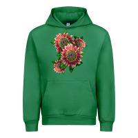 Emerald 4 crimson blaze sunflower Urban Hoodie - LillyAllenDesigns