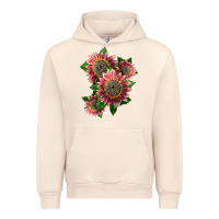 Sandshell 4 crimson blaze sunflower Urban Hoodie - LillyAllenDesigns