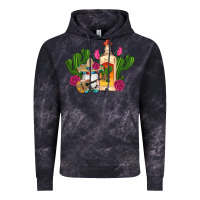 Cloud Black mexican tequila gnomes guitar roses cactus serape Vintage Hoodie - Artiststas