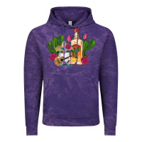 Cloud Purple mexican tequila gnomes guitar roses cactus serape Vintage Hoodie - Artiststas