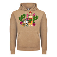 Vintage Coffee mexican tequila gnomes guitar roses cactus serape Vintage Hoodie - Artiststas
