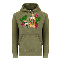 Vintage Olive mexican tequila gnomes guitar roses cactus serape Vintage Hoodie - Artiststas