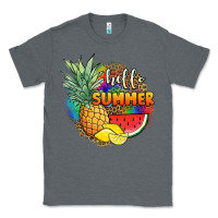 Charcoal Heather hello summer pineapple Classic Tee - JahusDesignShop