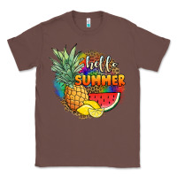Chestnut hello summer pineapple Classic Tee - JahusDesignShop