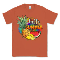 Copper hello summer pineapple Classic Tee - JahusDesignShop