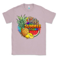 Lilac hello summer pineapple Classic Tee - JahusDesignShop