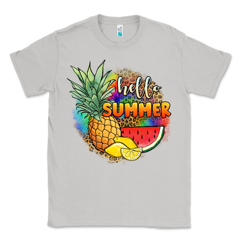 Hello Summer Pineapple Classic Tee by JahusDesignShop | Teevron