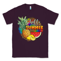 Plum hello summer pineapple Classic Tee - JahusDesignShop