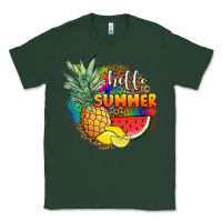 Sports Green hello summer pineapple Classic Tee - JahusDesignShop
