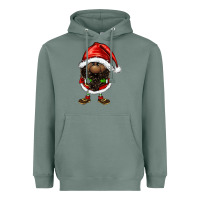 Sage afro santa gnomes Heavyweight Hoodie - FaDigitalArtStudio