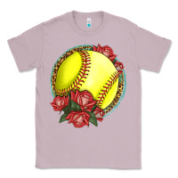 Lilac Western Softball With Roses Classic Tee - LillyAllenDesigns