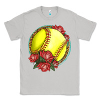 Moon Dust Western Softball With Roses Classic Tee - LillyAllenDesigns