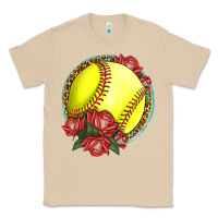 Mushroom Western Softball With Roses Classic Tee - LillyAllenDesigns