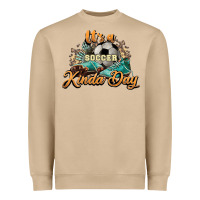 Mushroom It's a Soccer Kinda Day Heavyweight Sweatshirt - HowdyJamesFarm