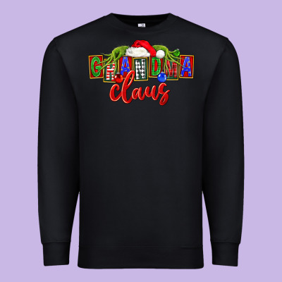Christmas Grandma Claus Premium Sweatshirt Designed By Fadigitalartstudio